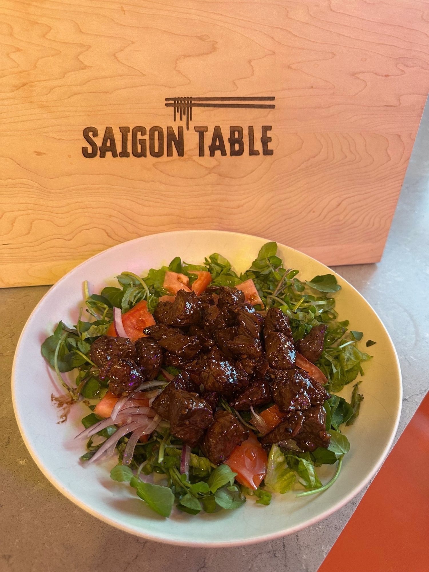 Shaken Beef with rice