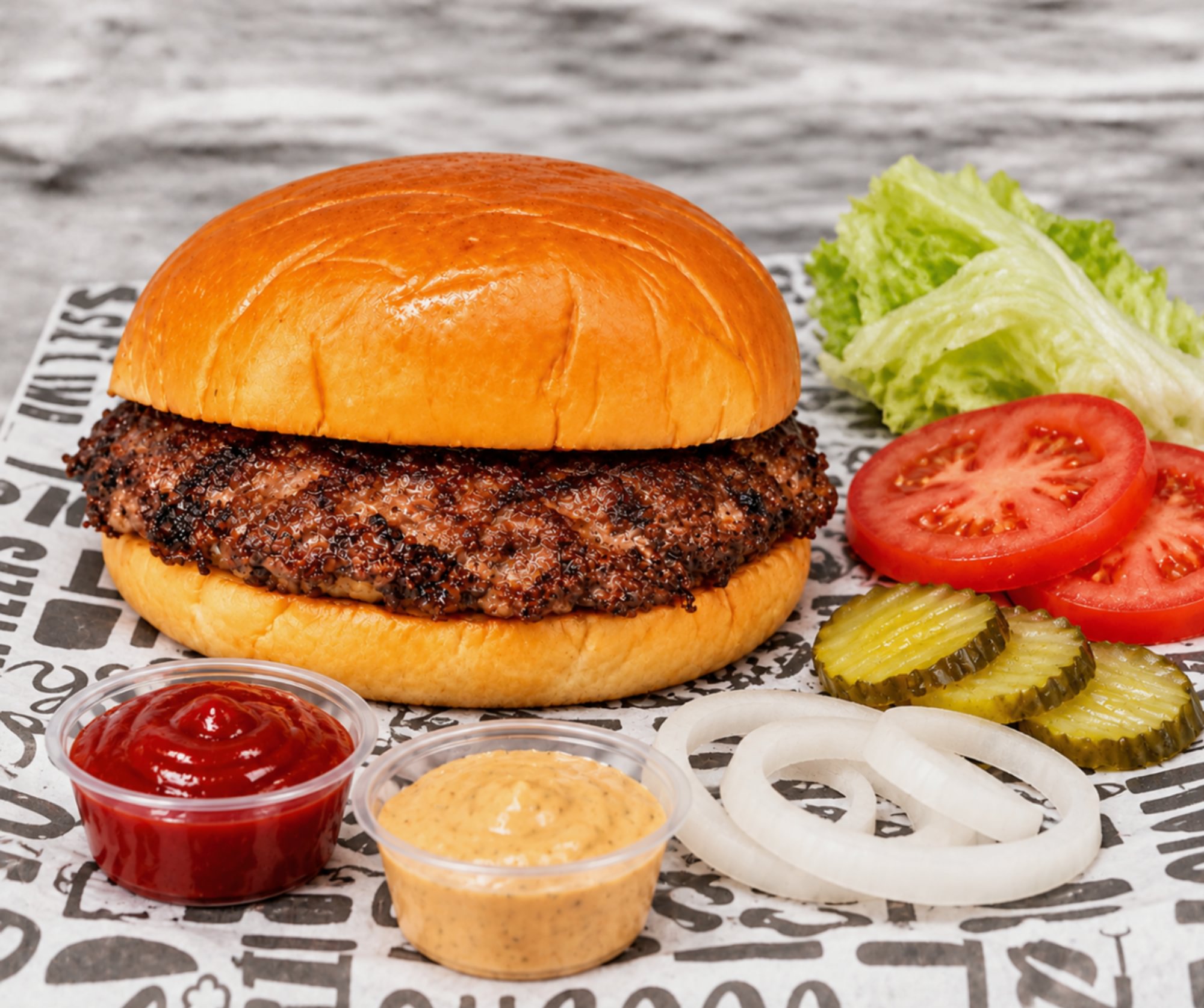 Build Your Own Beef Burger