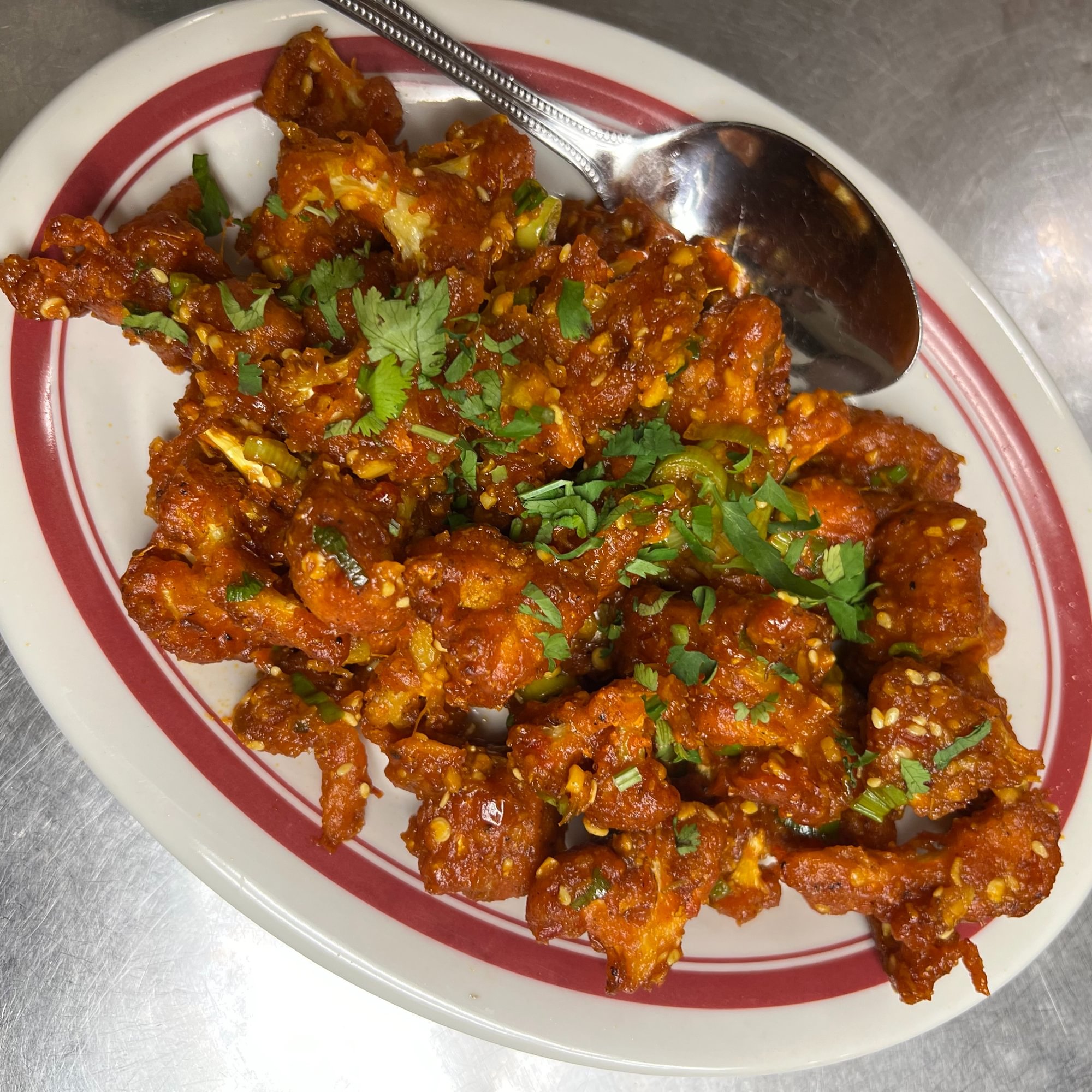 Lunch Gobi (Cauliflower) Manchurian