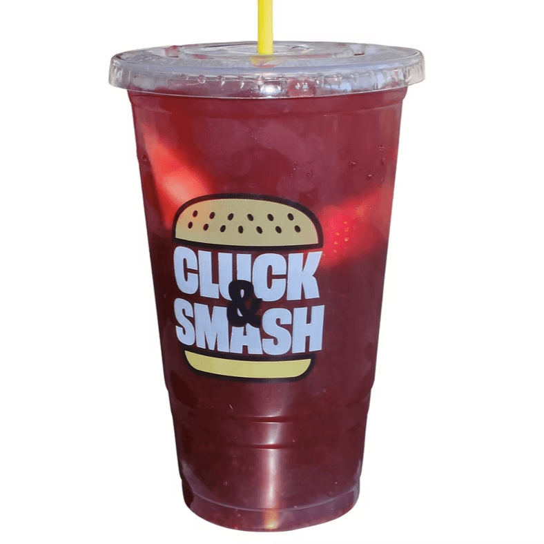 Jamaica strawberry agua fresca