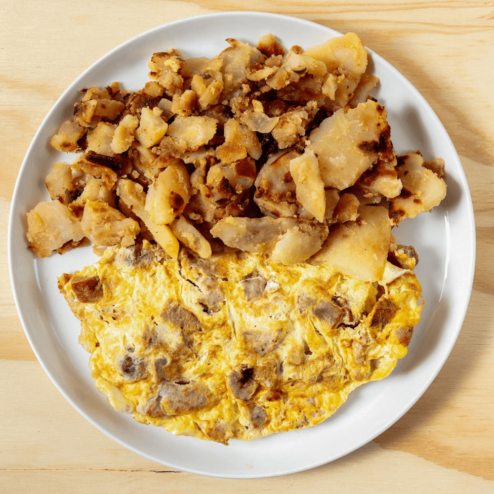 Bacon or Ham or Sausage Omelet