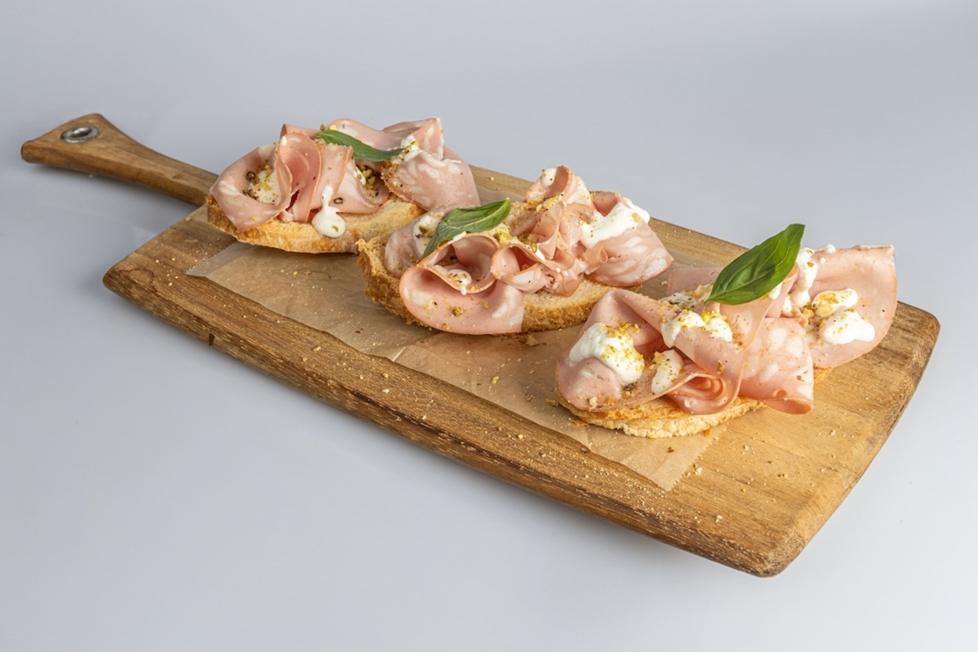 Mortadella Bruschetta