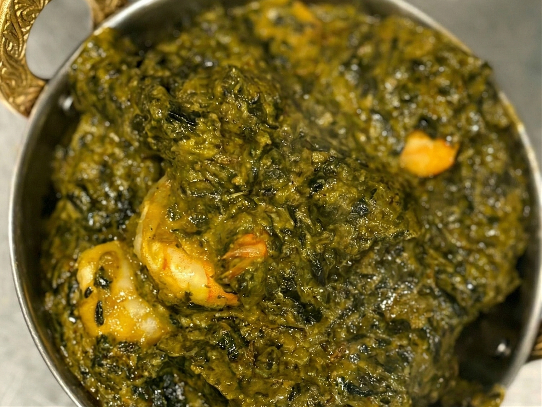 Shrimp Palak Wali