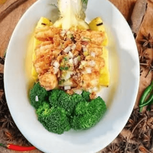 Tôm Rang Muối - Shrimp in the Fresh Ocean
