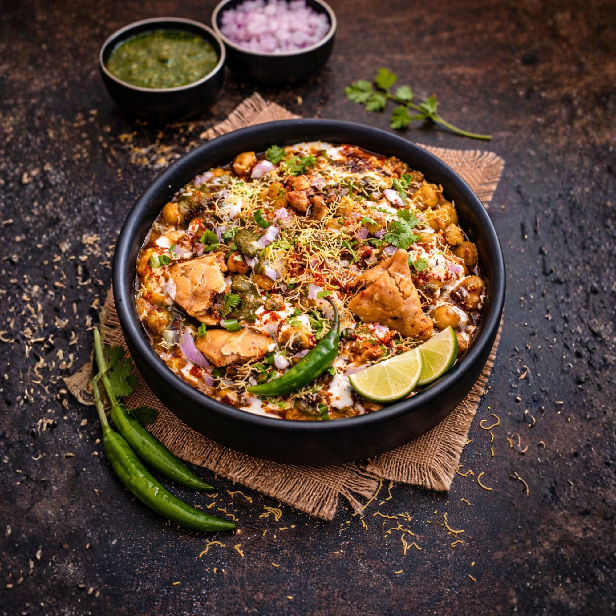 Amritsar’s Chaat Attack — Samosa Chaat