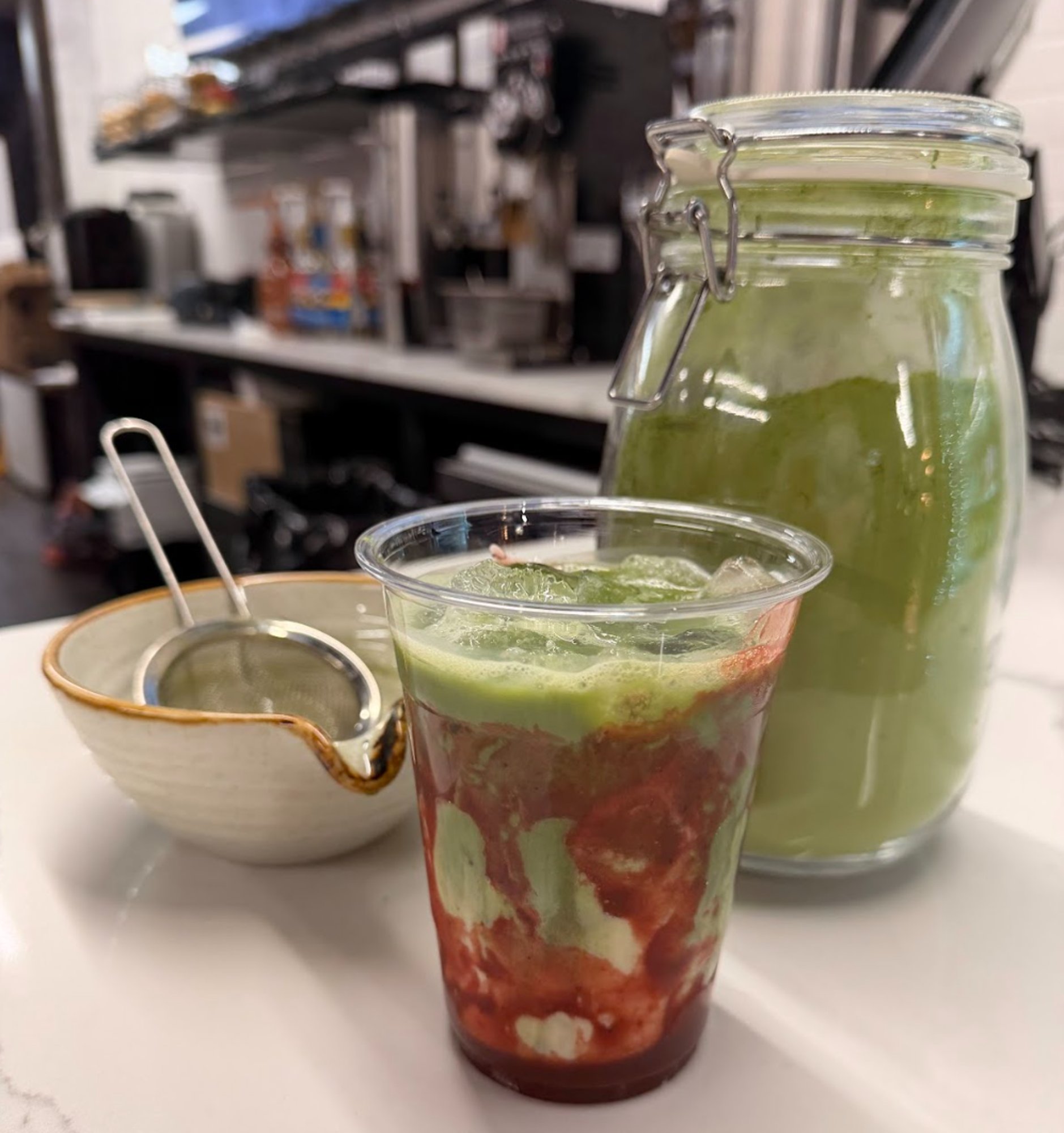 Strawberry Matcha