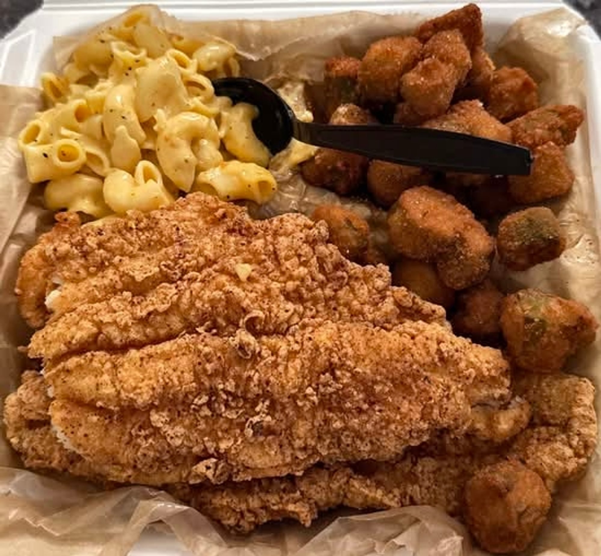 Fried Catfish + 2 Sides