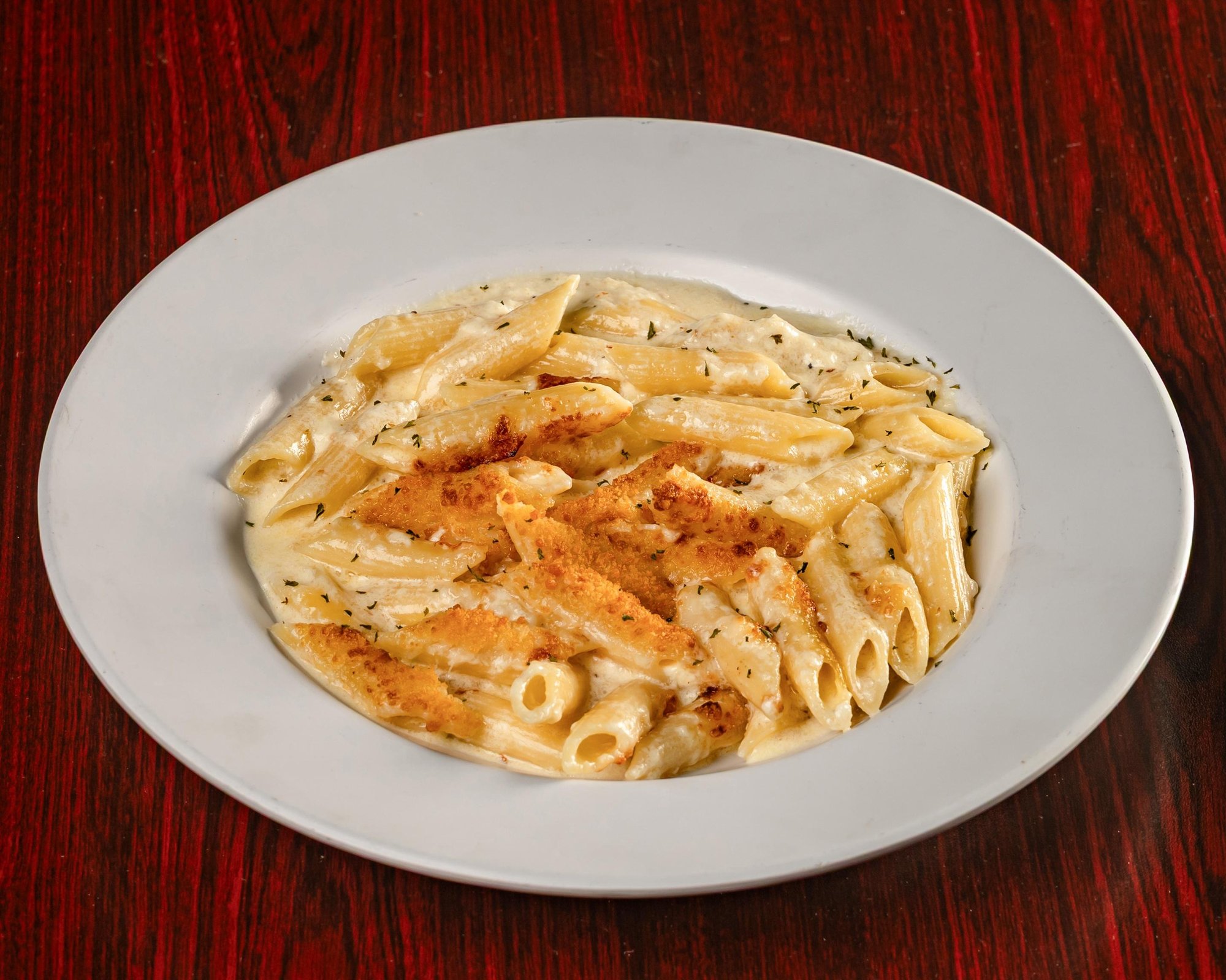 Lunch Baked Penne Alfredo