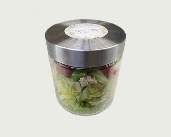 Chicken Caesar in A Jar Just Dress and Shake