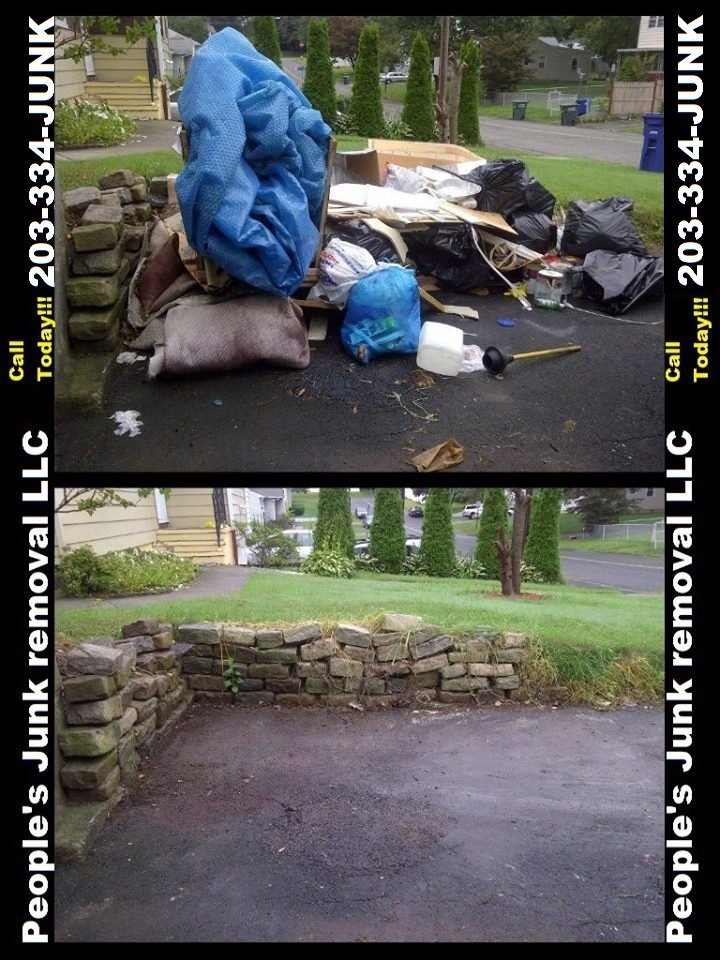 Driveway cleanout / Before & After