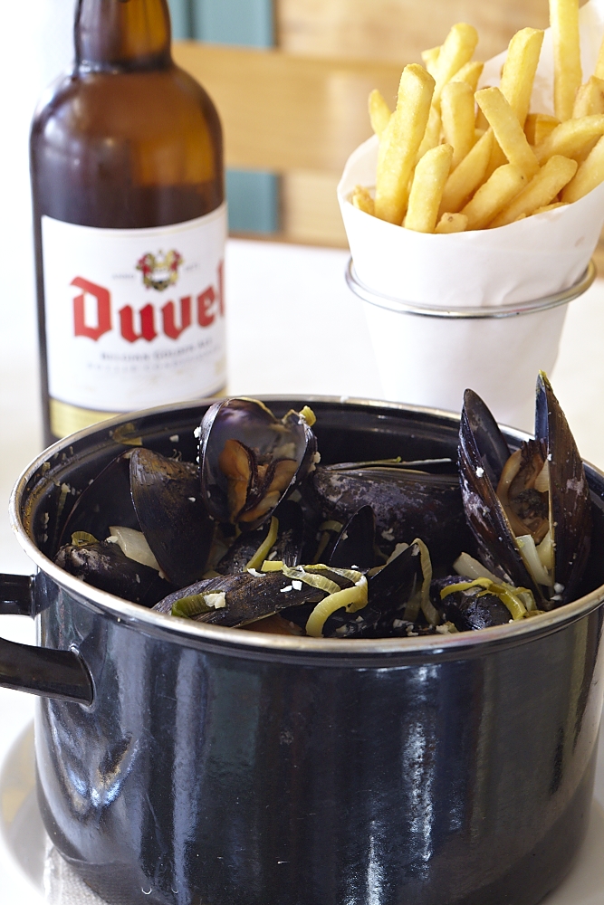 Belgian Traditional " Moules-Frites "