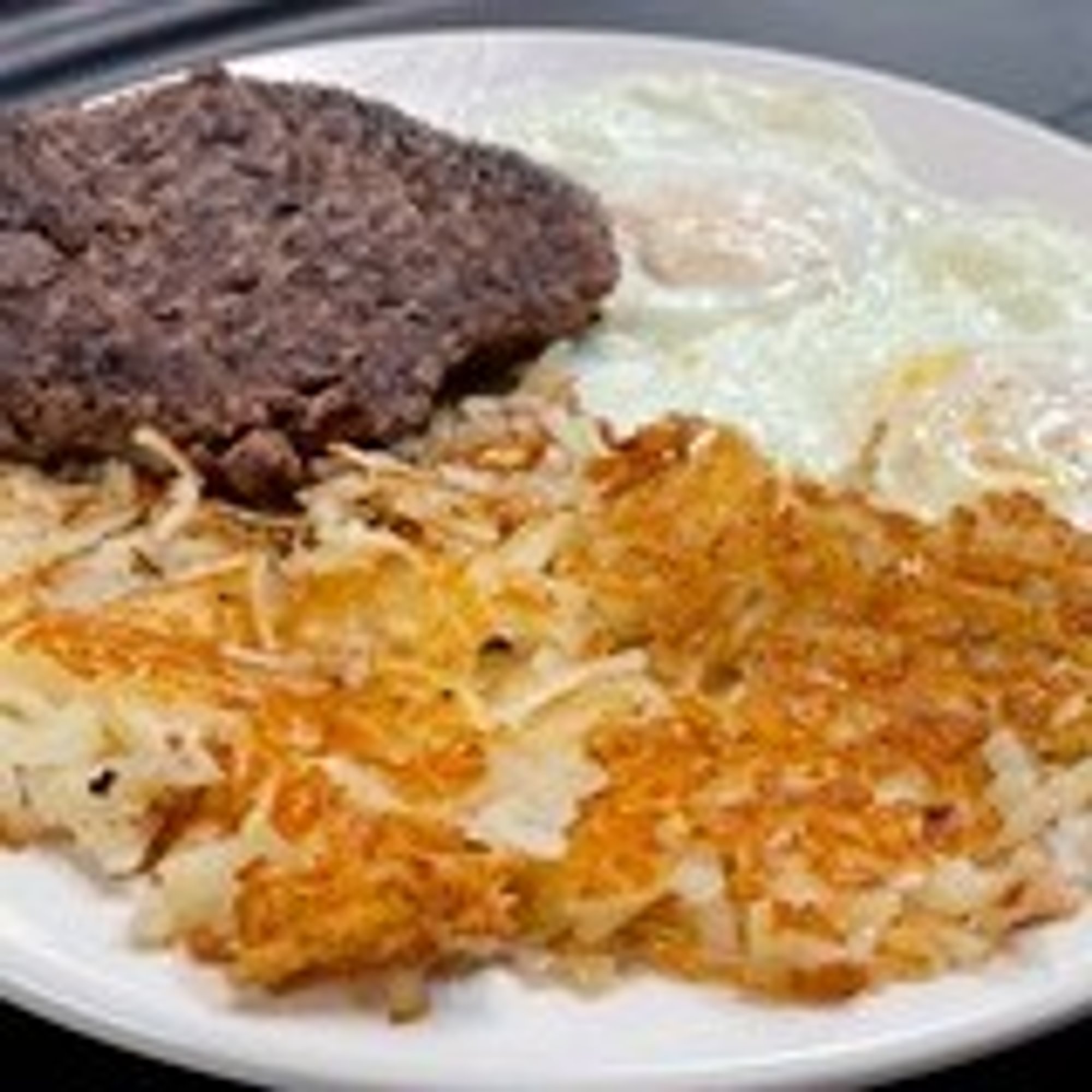 Hamburger & eggs
