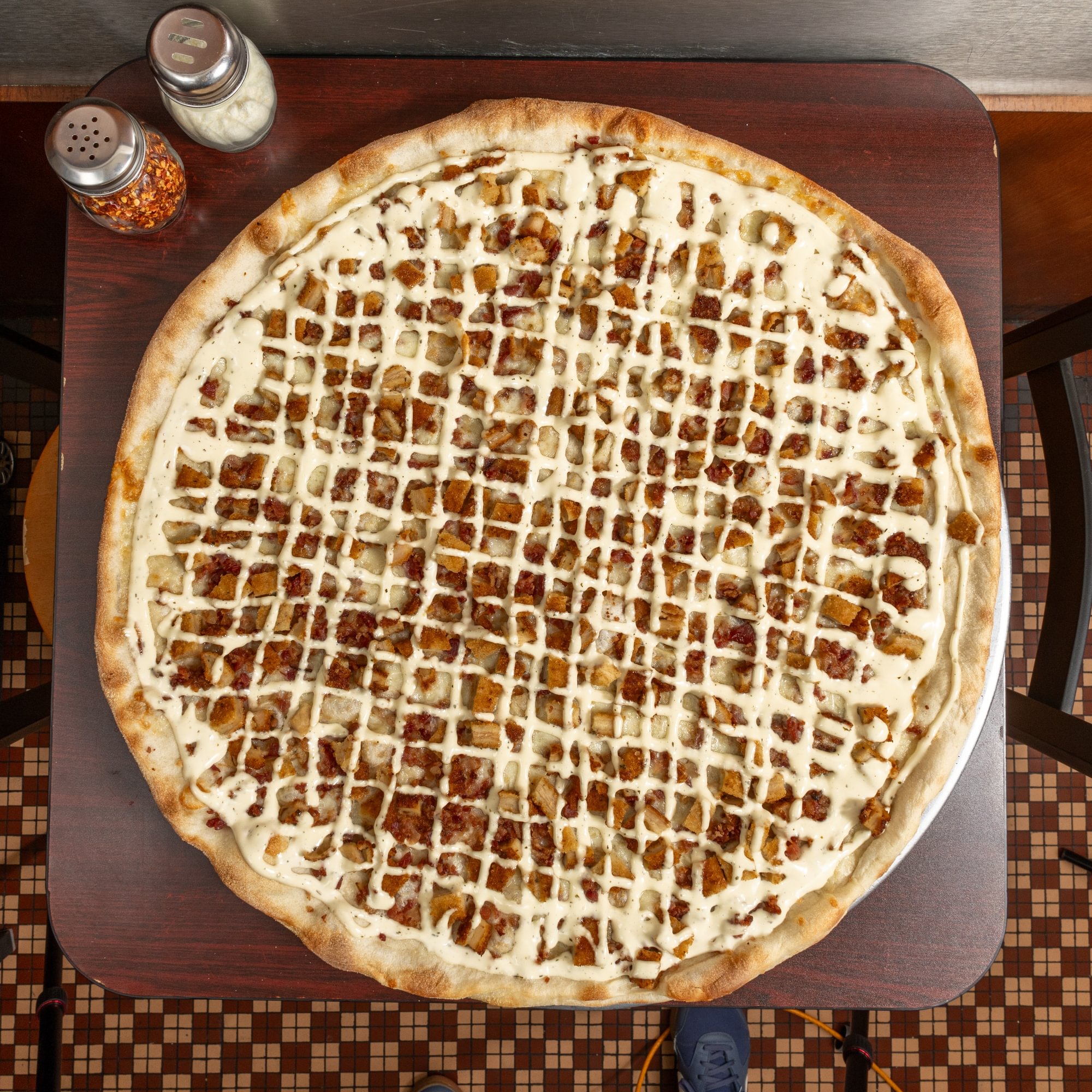 Chicken Bacon and Ranch Pizza
