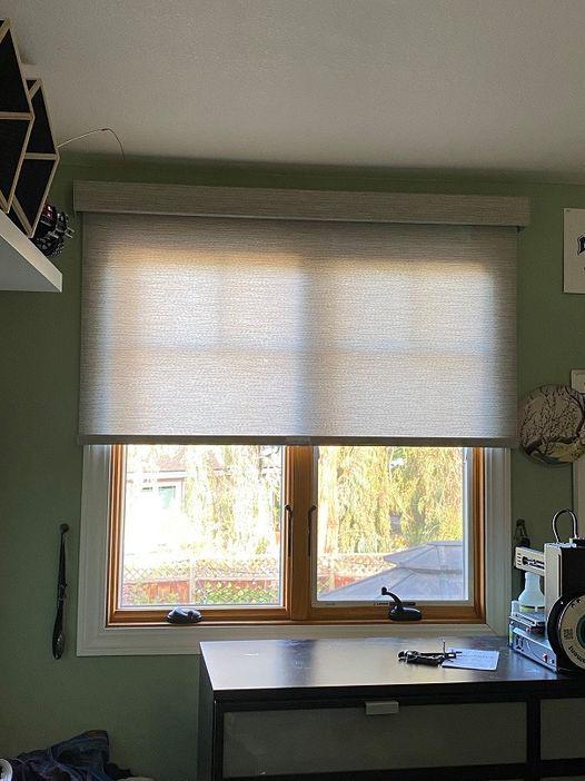 Replace your standard blinds with our Textured Roller Shades. Budget Blinds of Los Gatos has a full inventory of amazing window coverings for you to choose from!  BudgetBlindsLosGatos  TexturedRollerShades  ShadesOfBeauty  FreeConsultation  LosGatosCA