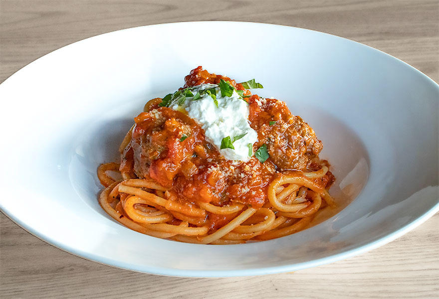 91 KEATON’S SPAGHETTI & HOUSE-MADE MEATBALLS
