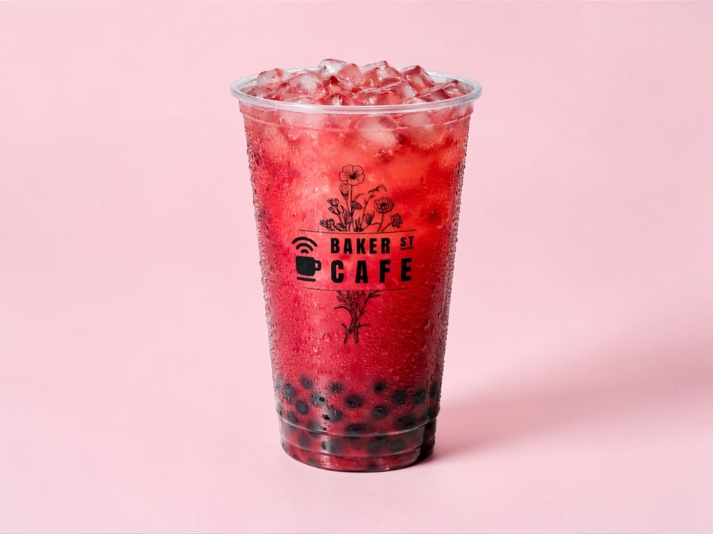 Raspberry Hibiscus Boba