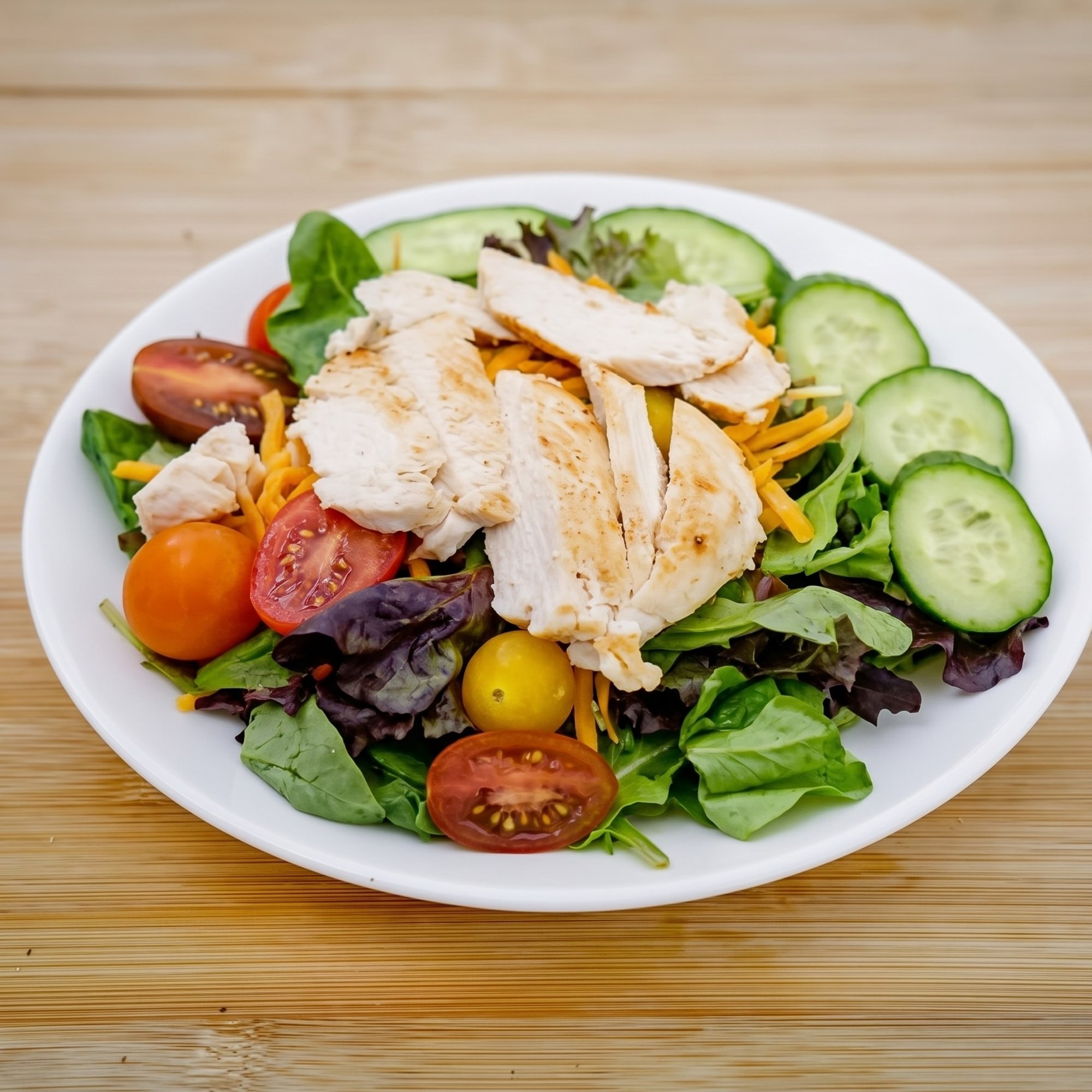 Mixed Green Salad with Chicken