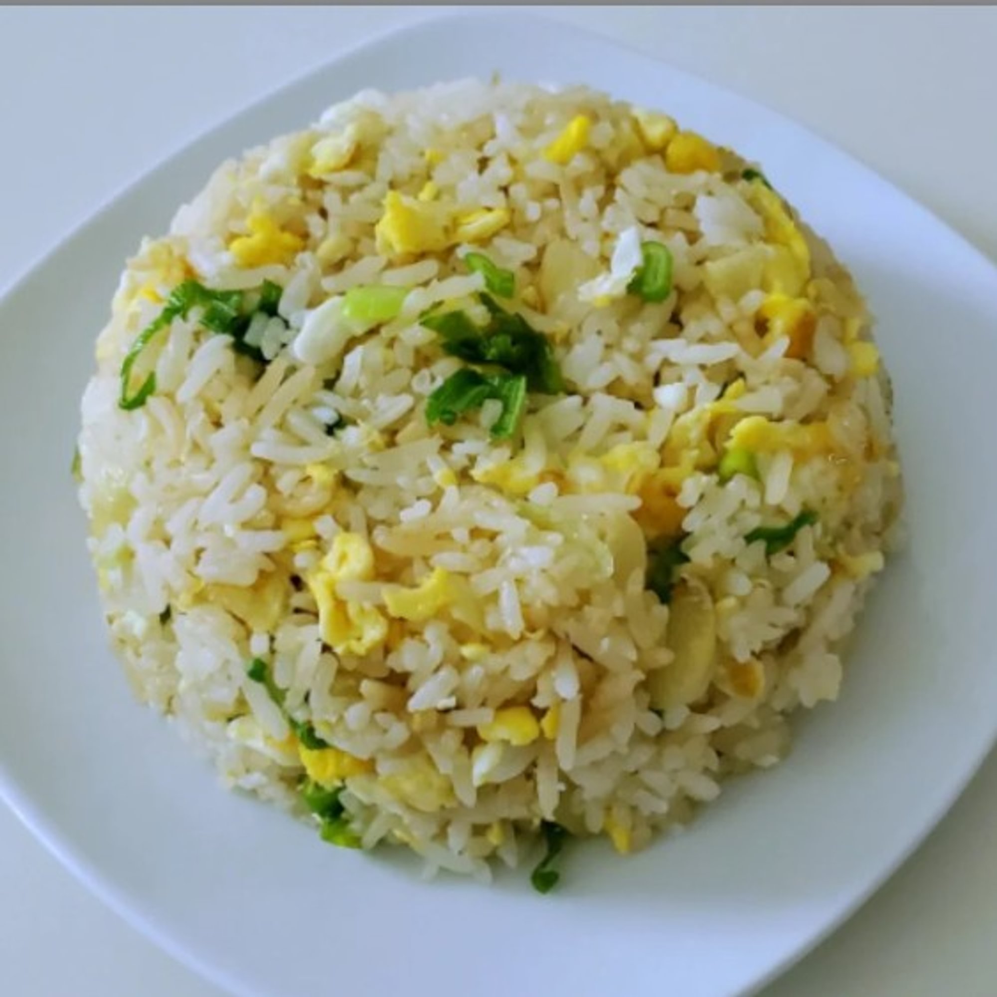 Plain Fried Rice with Egg