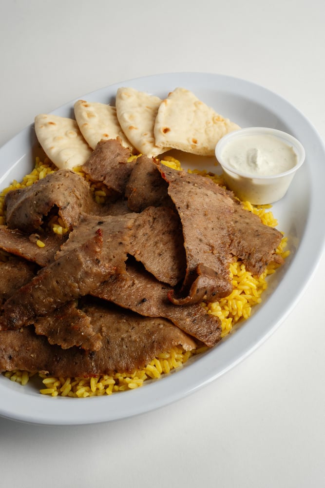 Platter w/Seasoned Rice - Lunch Special