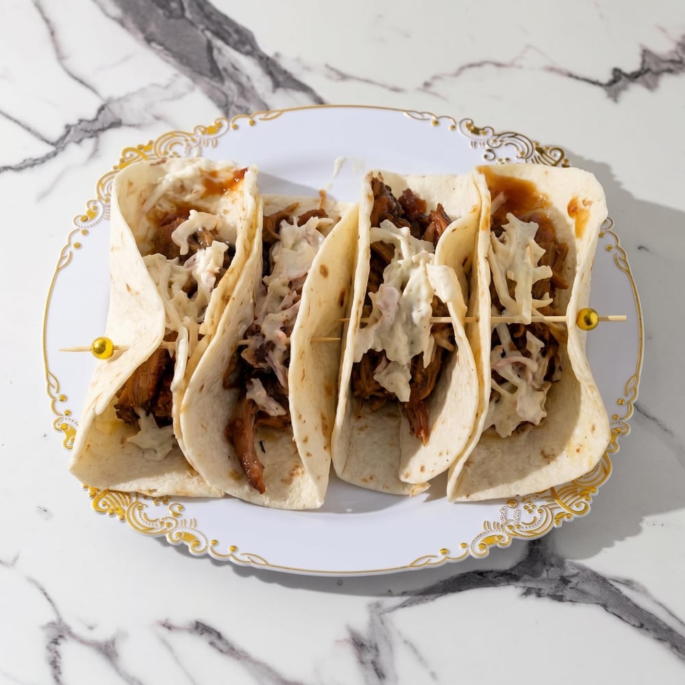 4 Pack of Pulled Pork Tacos