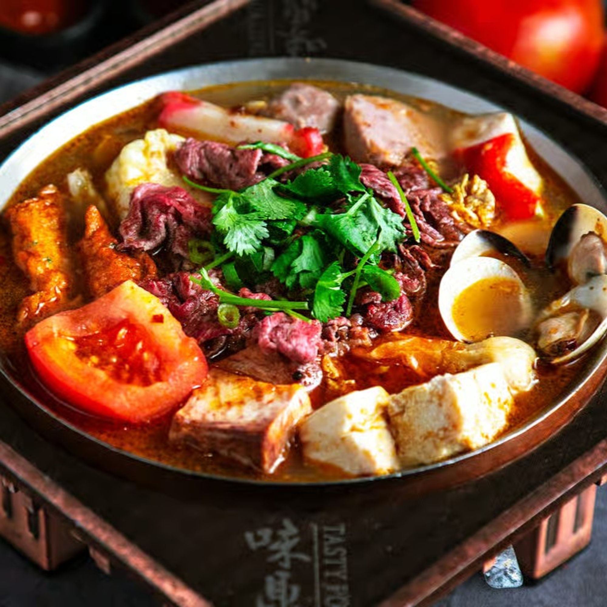 Beef Hot Soup / 沙茶牛肉鍋