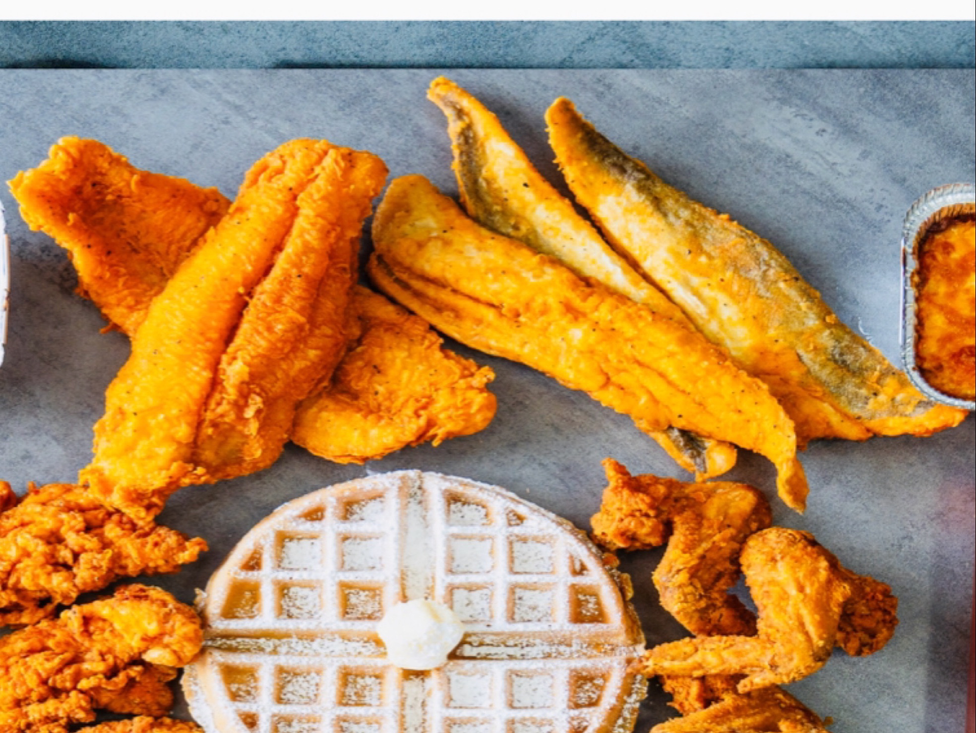 8 Whiting Fish & 2 Waffles