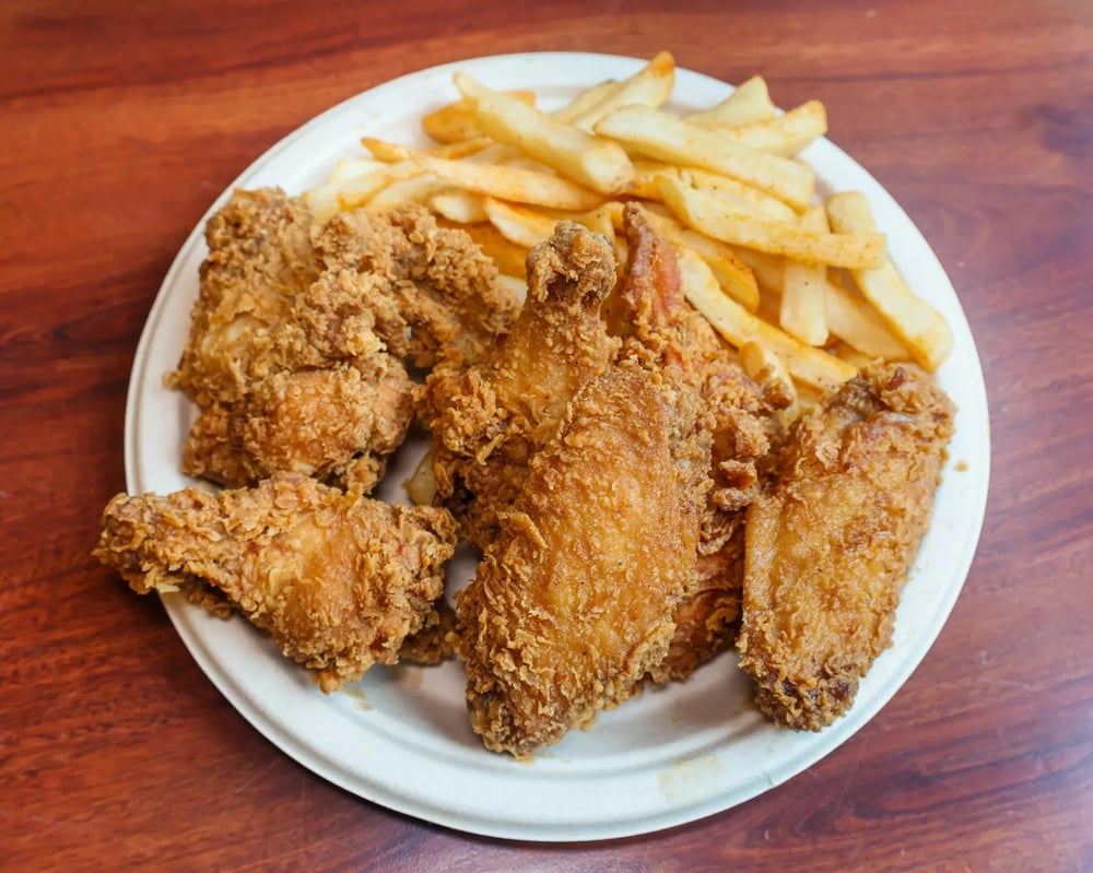 Crispy Chicken Wings Combo