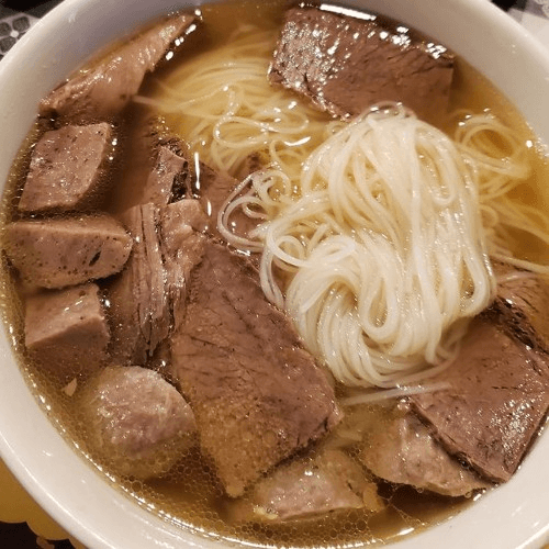 Brisket and Meatballs Pho