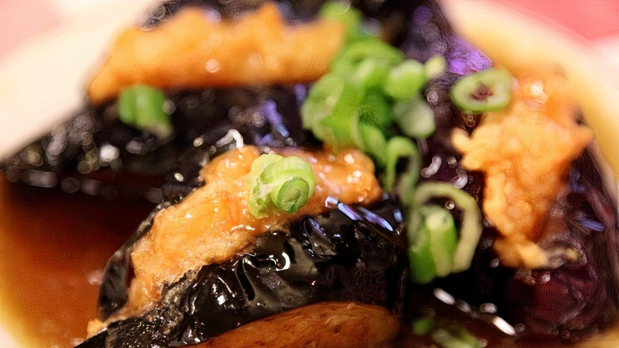 Stuffed Eggplant W. Shrimp Paste (3)