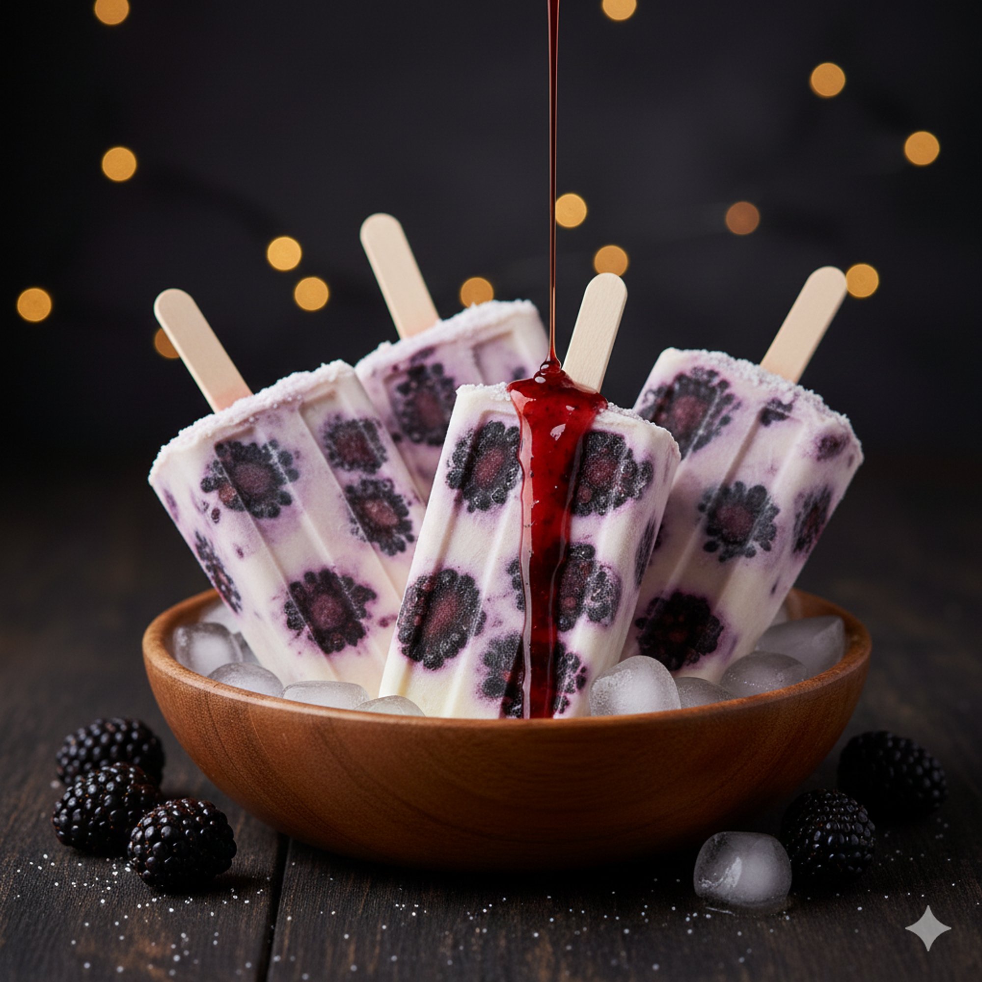 Paleta Yogurt c/Blackberry