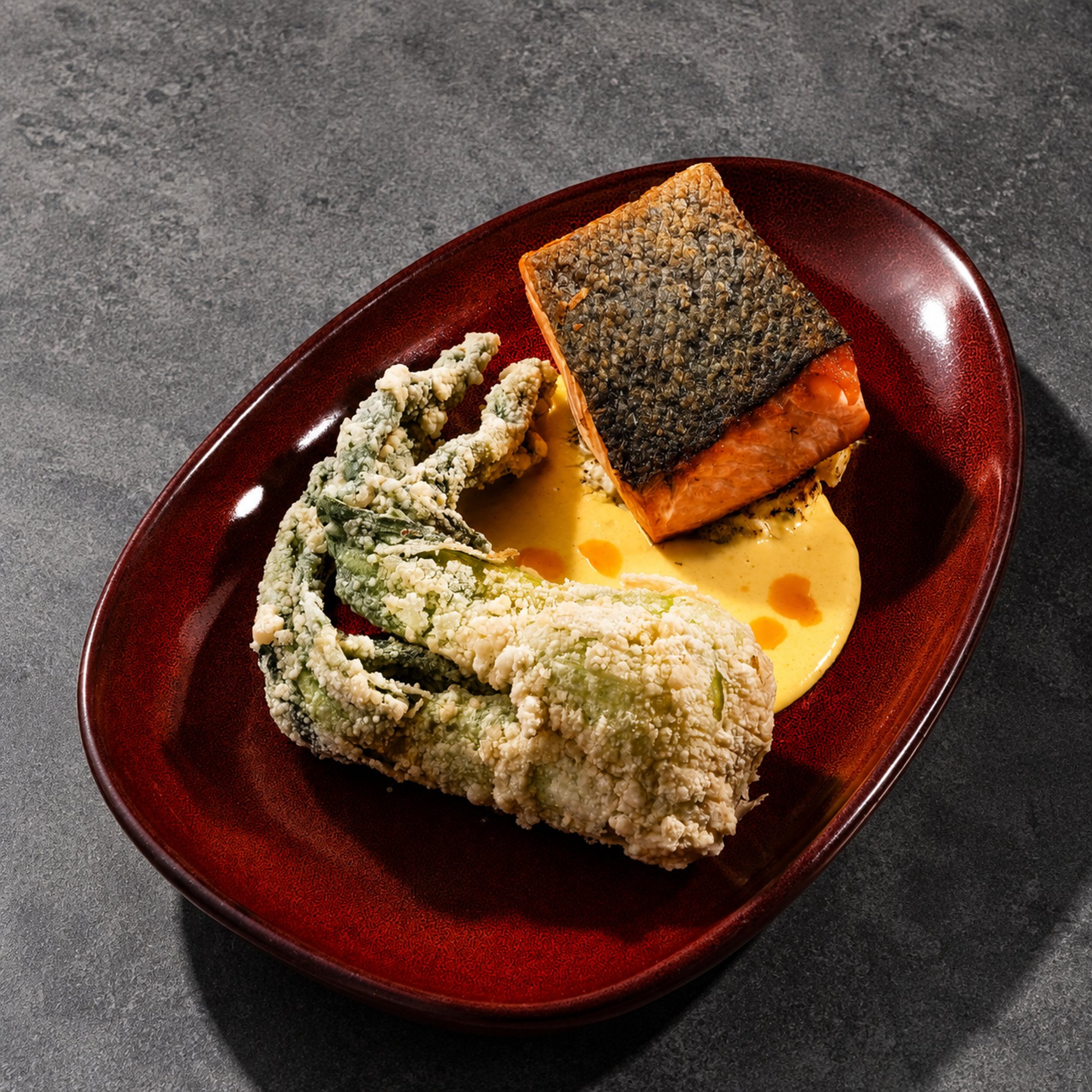 SALMON THERMIDOR