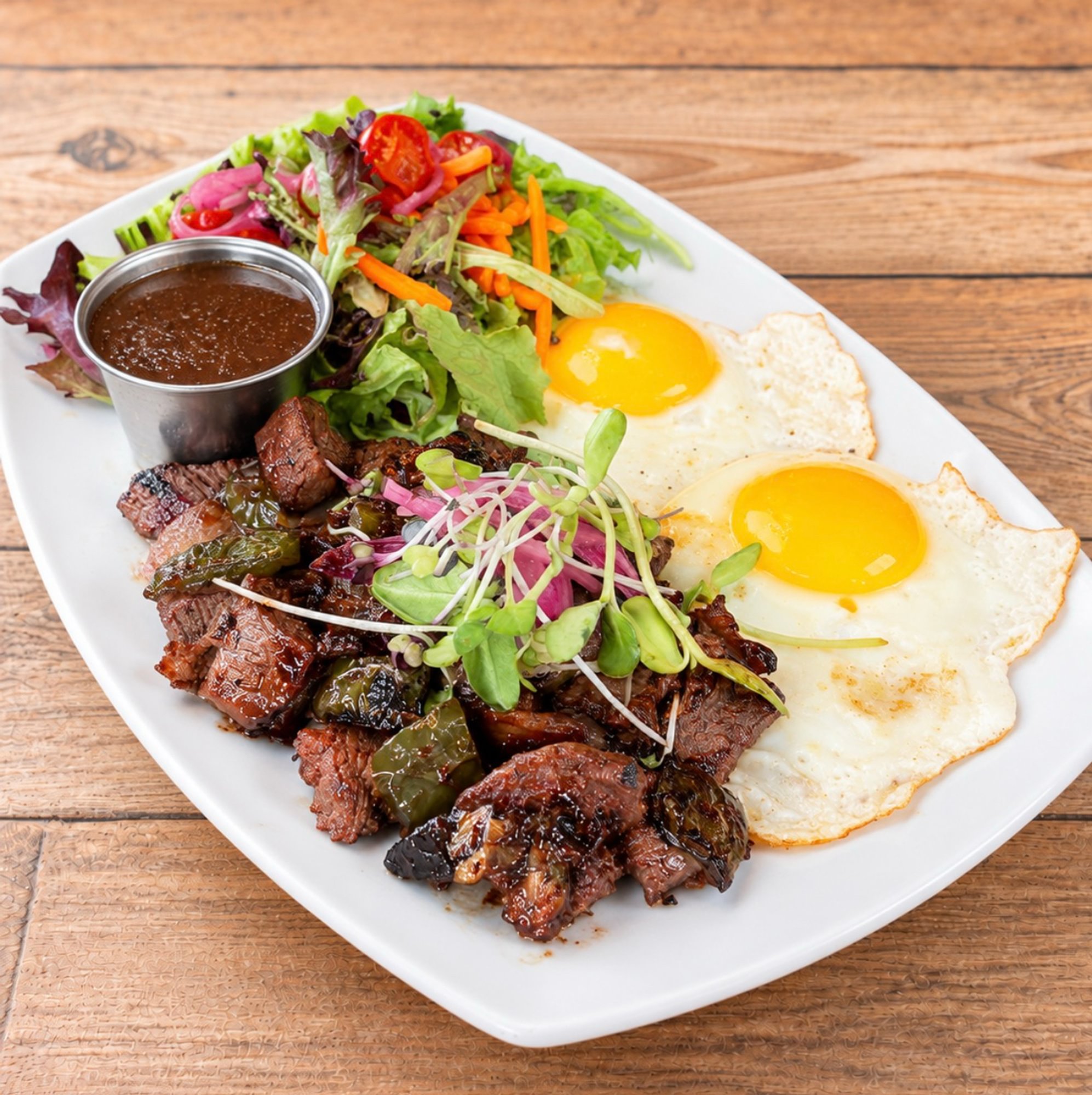 Steak & Eggs (Halal)