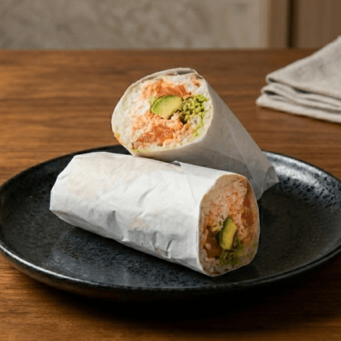 Salmon Sushi Burrito