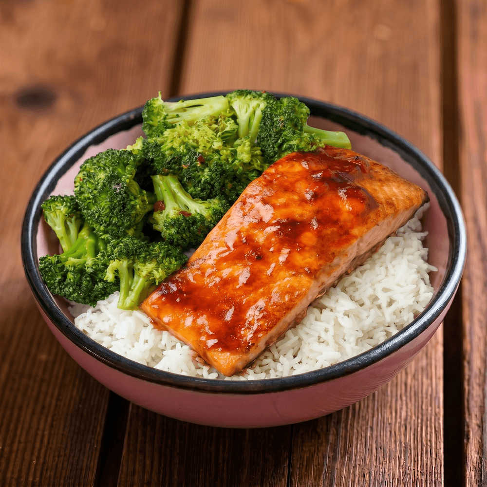 Salmon Teriyaki Bowl