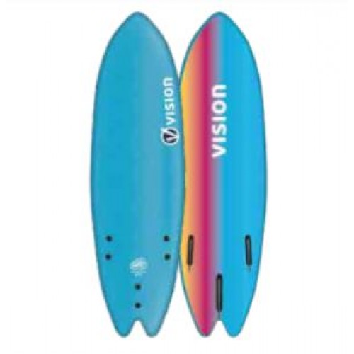 Vision 5'7" Ignite Fish Soft Surfboard