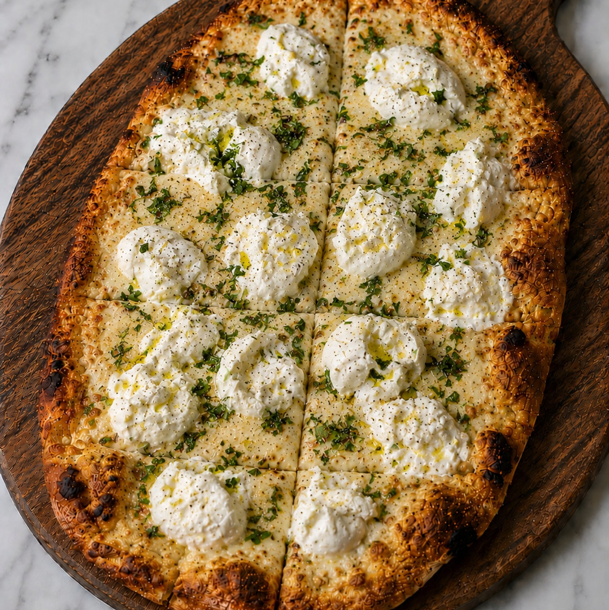 Roman White Pizza
