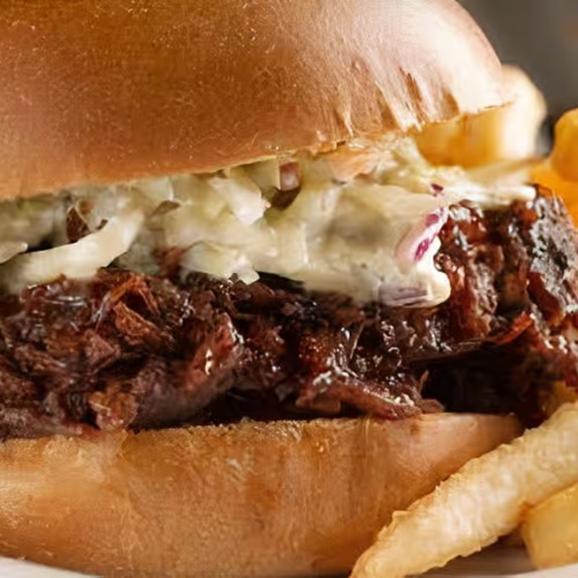 Mi Cherry BBQ Pulled Pork Sandwich