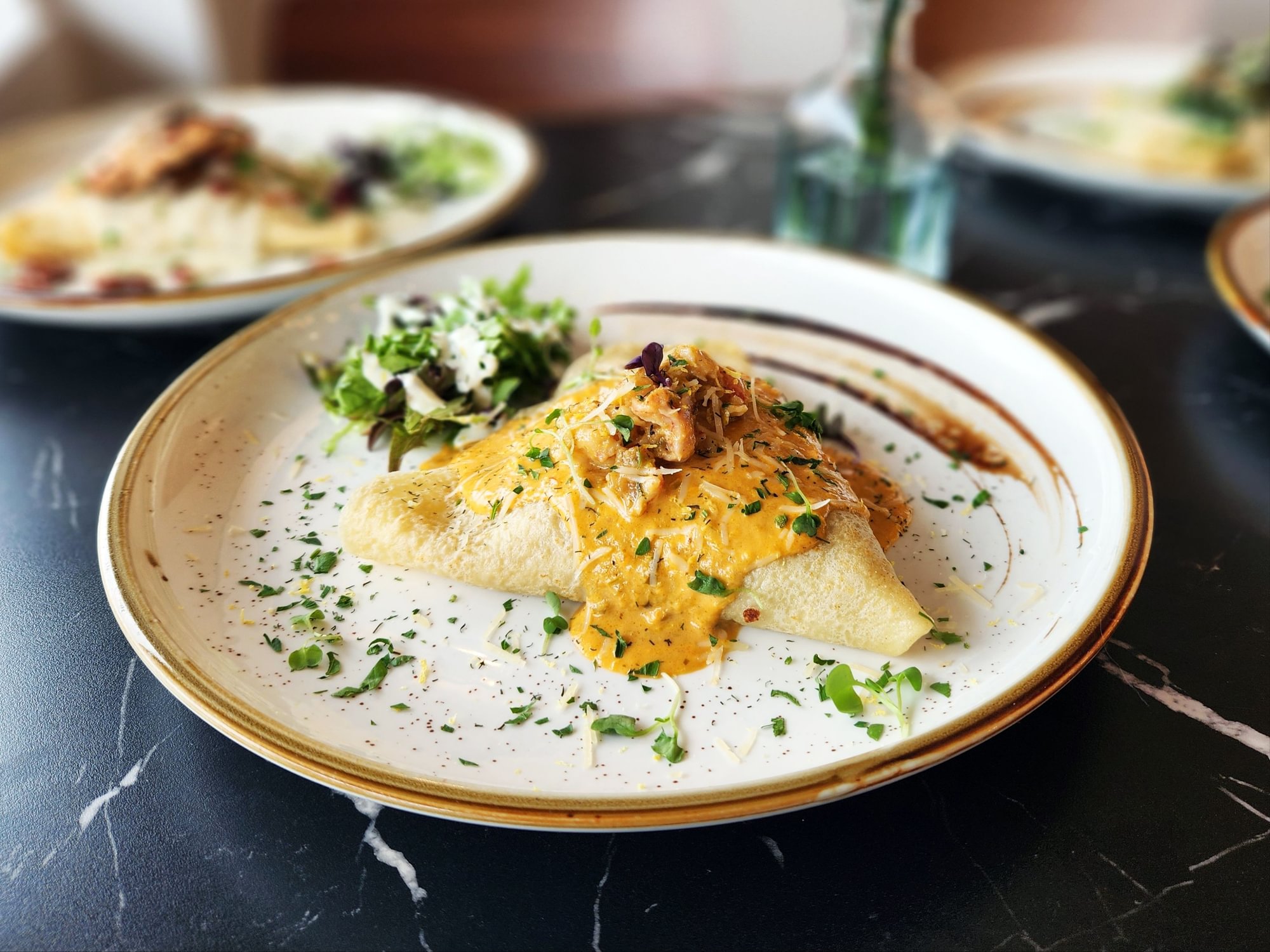 Lobster & Shrimp Crêpe