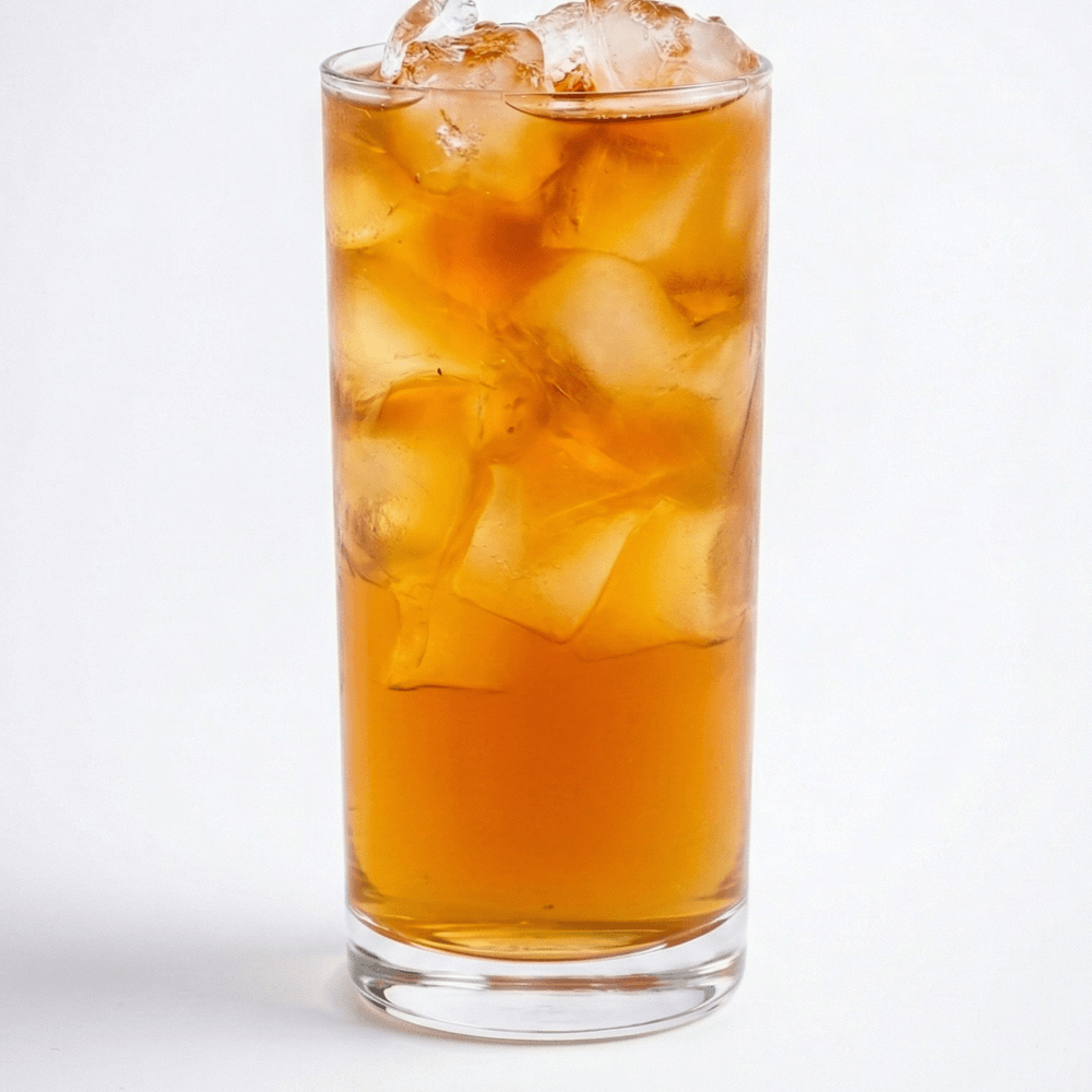 Iced organic green tropical tea