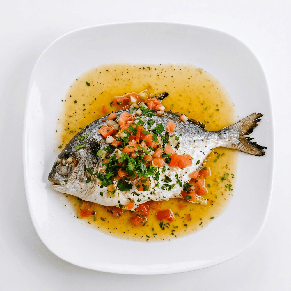 Grilled Whole Pompano