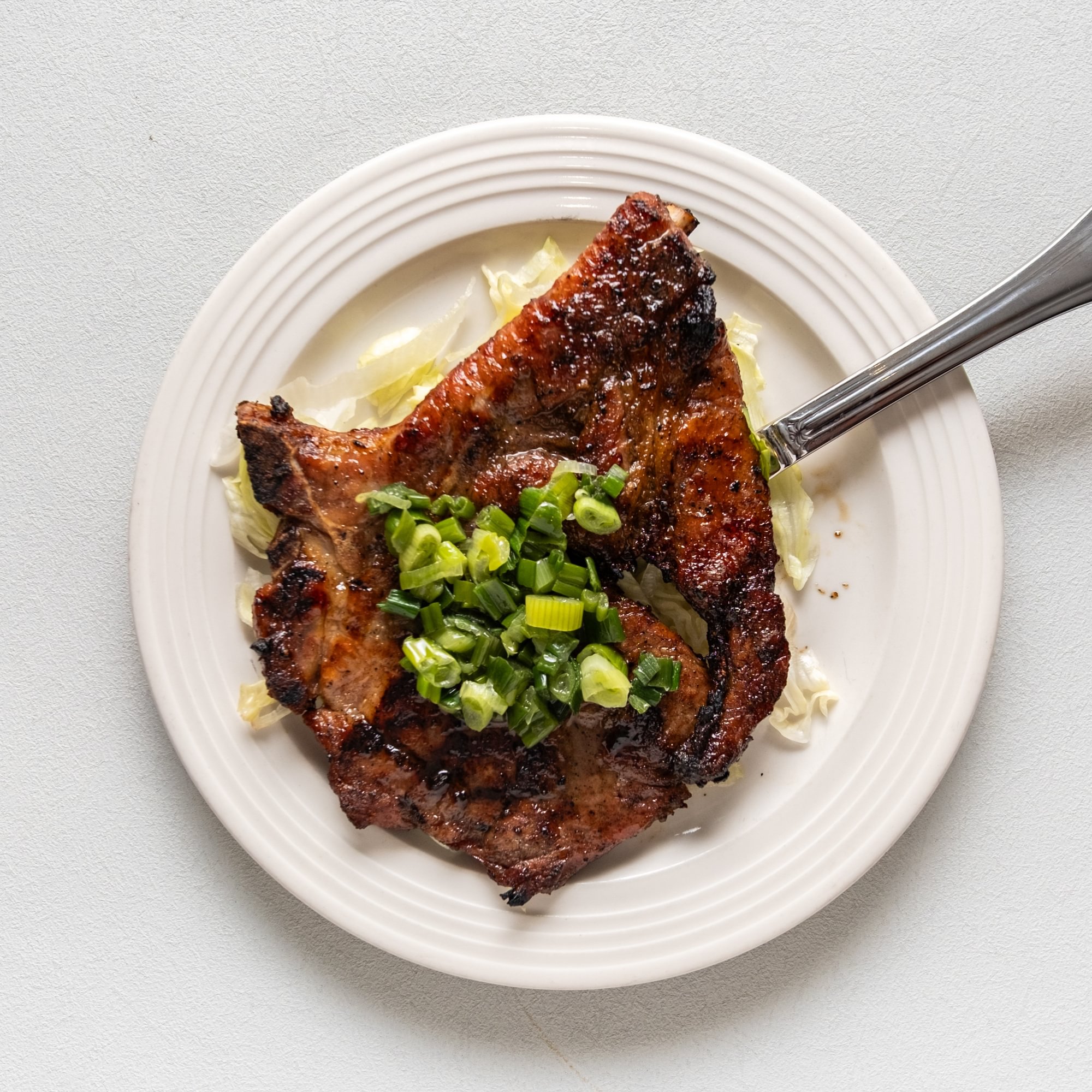 Side Of Grilled Pork Chop