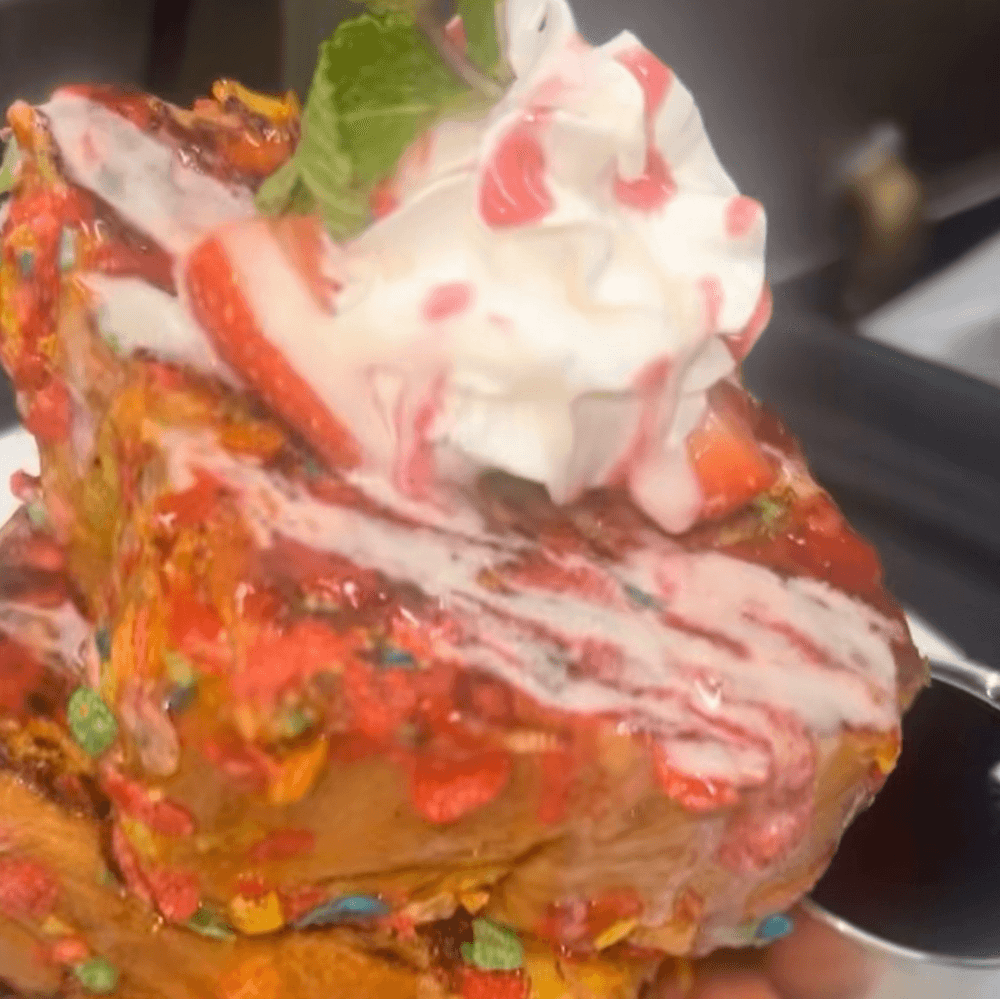 Fruity Pebble's French Toast