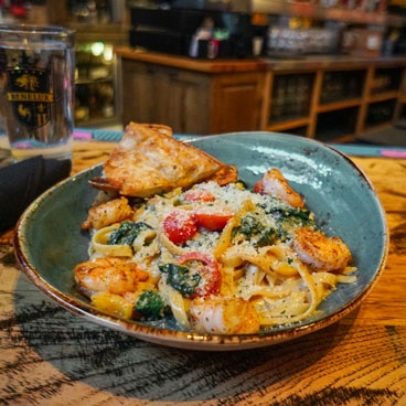 Jerk Shrimp Pasta