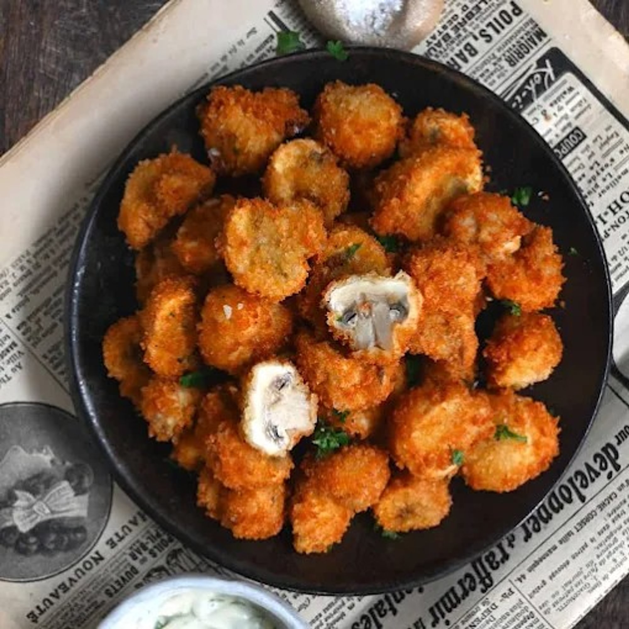 Breaded Mushrooms