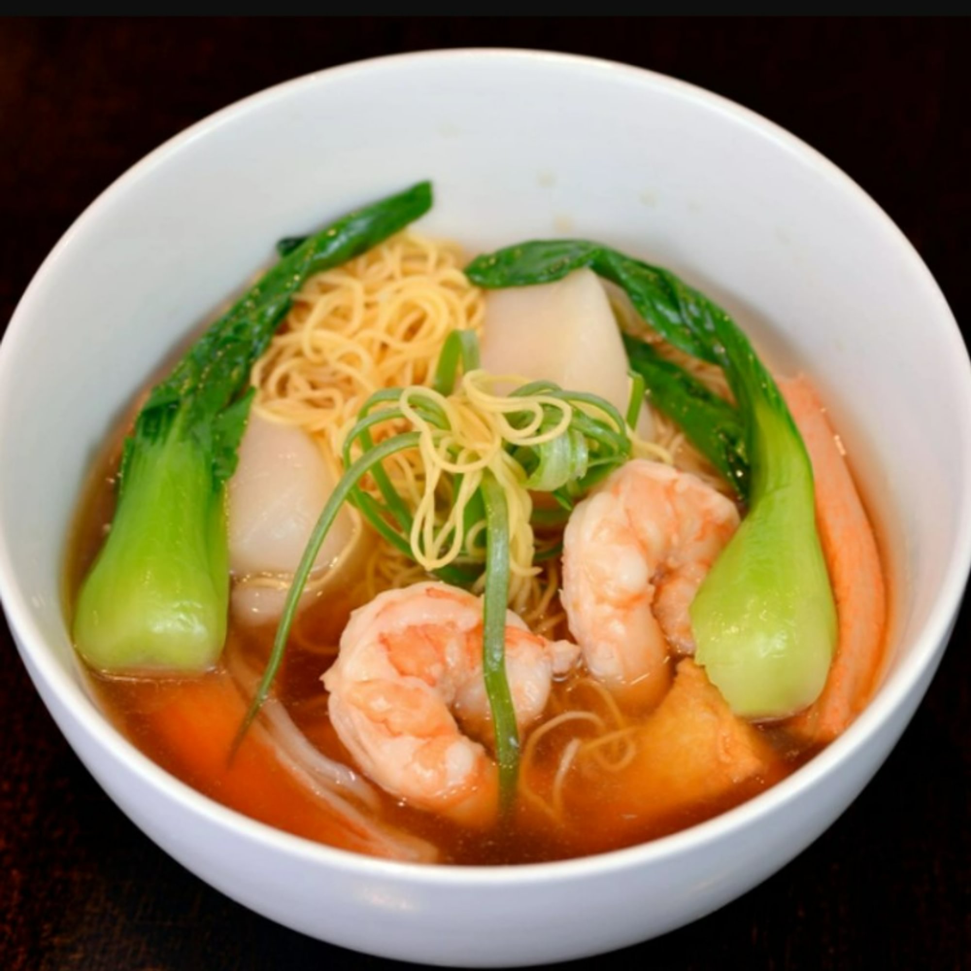 Jumbo Shrimp Noodle Soup