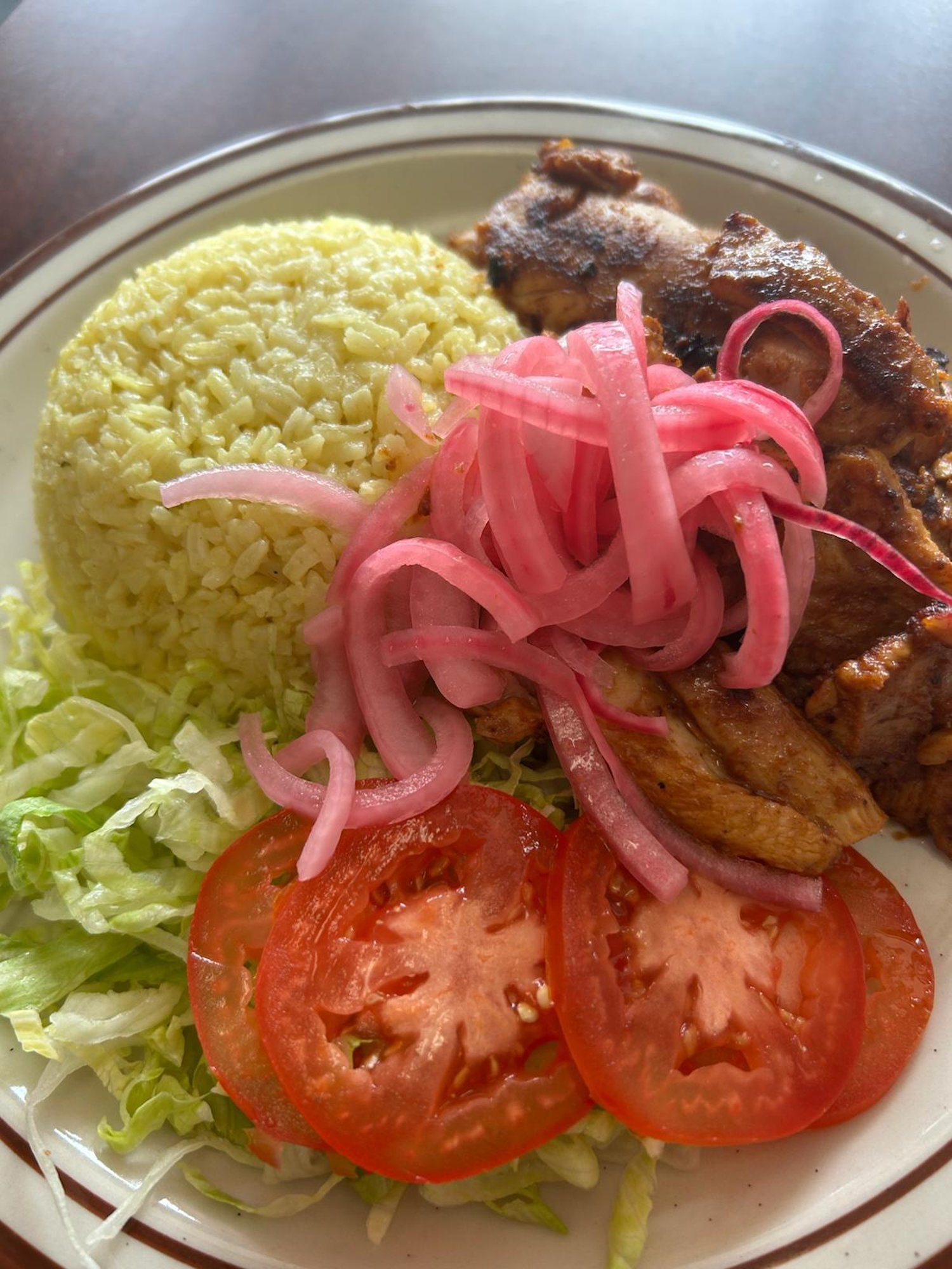 Chicken Shawarma Over Rice