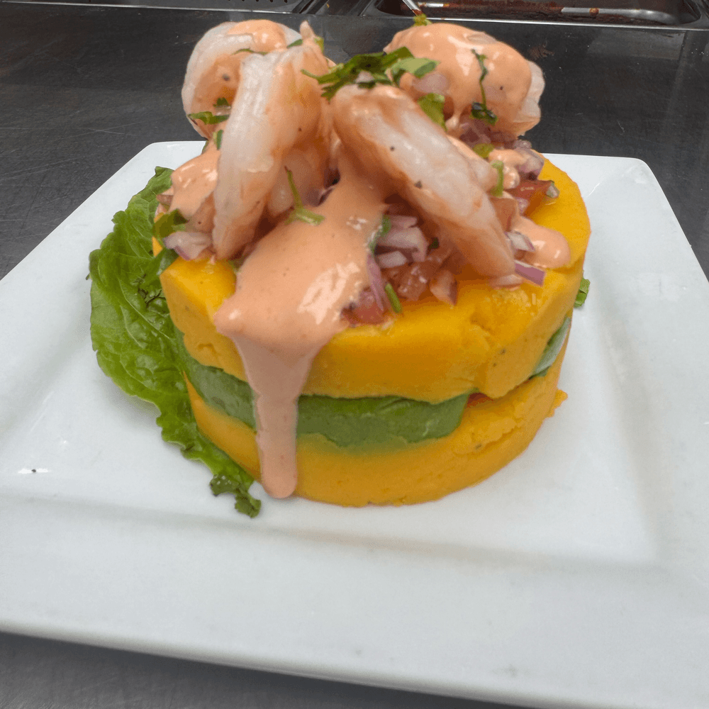 Causa de Camarones