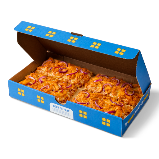 4 Slice Pizza Box Buffalo Chicken