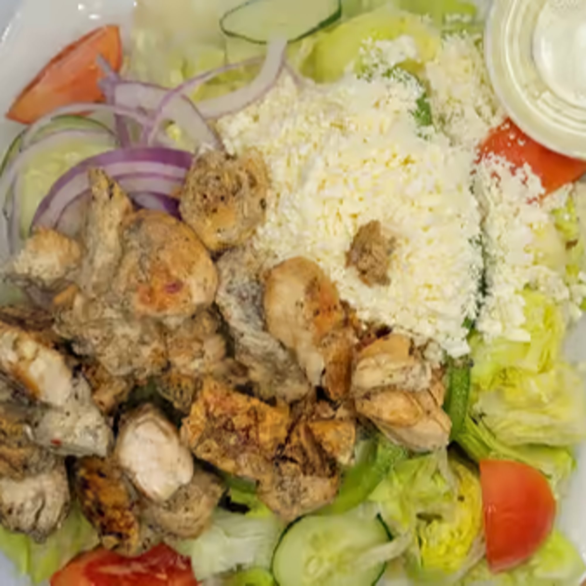 Greek Salad with Chicken