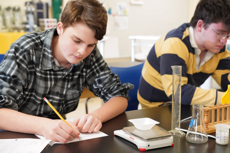 The Next Generation Science Standards and MSDE Core standards are followed for science at Wye River Upper School